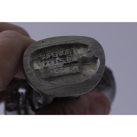 Knight, Pewter Figurine, Signed, Superior Models, 1978, Game Piece, Vintage - Picture 3 of 3